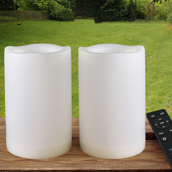 HOME MOST Set of 4 WATERPROOF Outdoor LED Pillar C