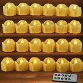 HOME MOST Set of 3 Frosted Glass Candle Holders wi